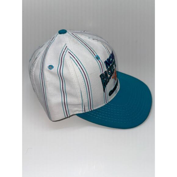 Vintage 1994 Charlotte NCAA Final Four White Teal Snapback Starter - Picture 4 of 6